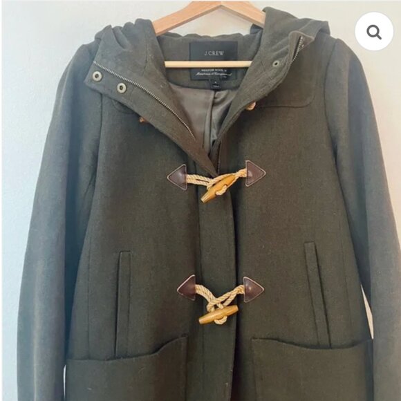 J.CREW  Wool Toggle Duffle Coat - Picture 16 of 16
